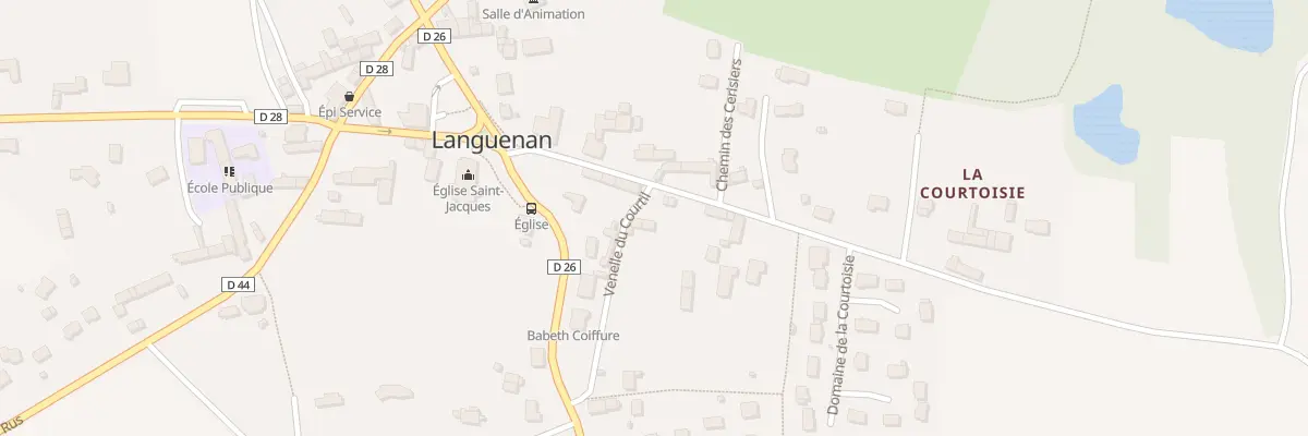 Plan du 8 Rue de la Prevoste à Languenan