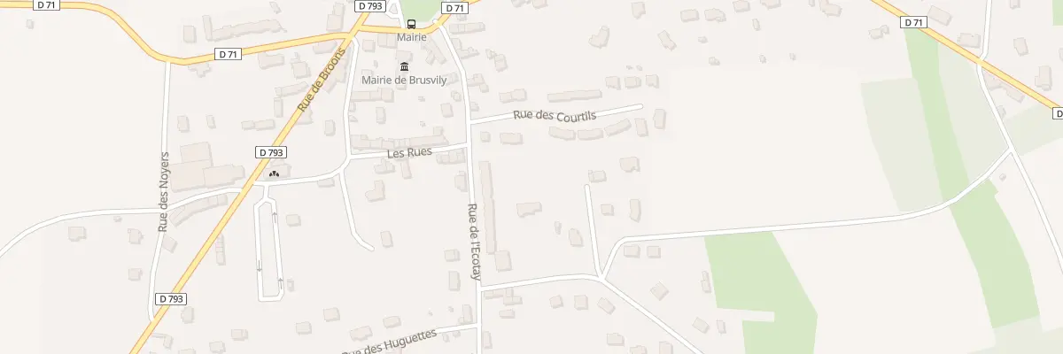 Plan du 3 Rue des Courtils à Brusvily