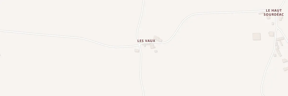 Plan du 2 Les Vaux à La Gacilly