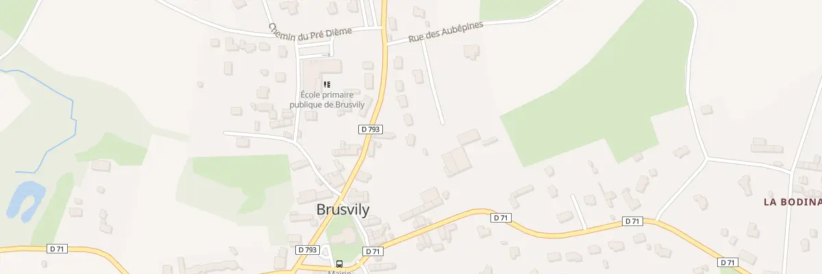 Plan du 7D Rue de Dinan à Brusvily