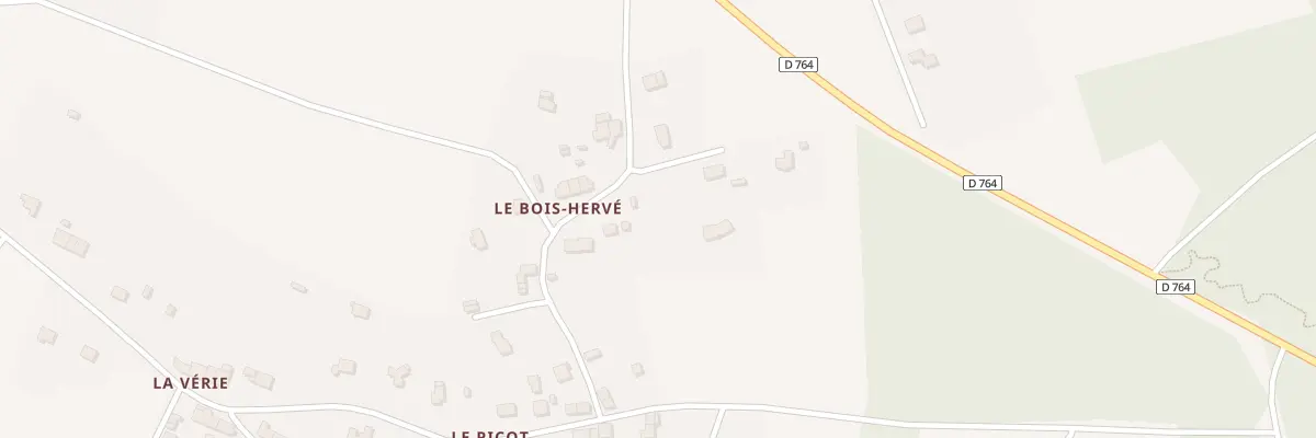 Plan du 5361 Le Bois Herve à Saint-Perreux