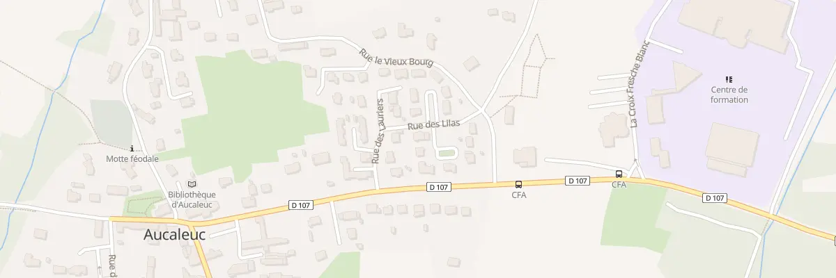 Plan du 2 Rue des Lilas à Aucaleuc