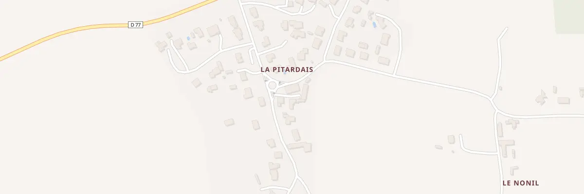 Plan du 33 La Pitardais à Corsept