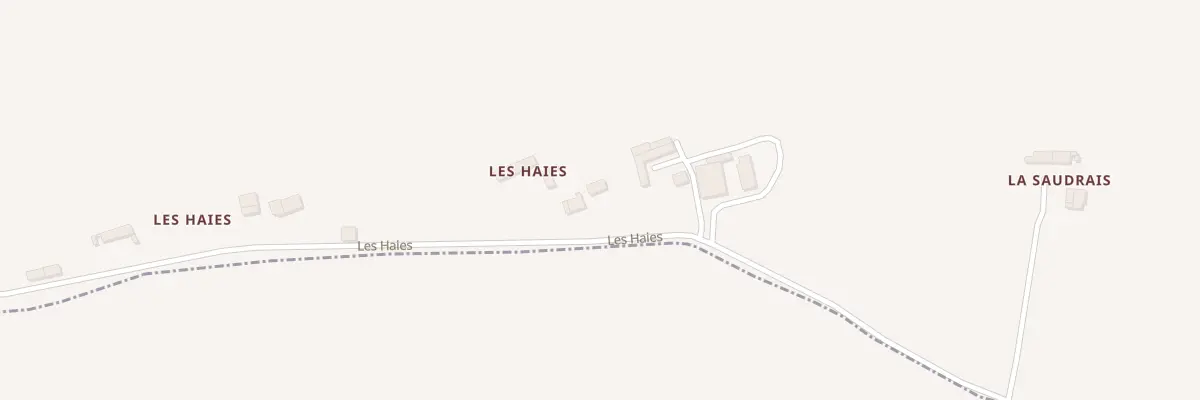 Plan du 5074 Les Haies à La Chapelle-Blanche