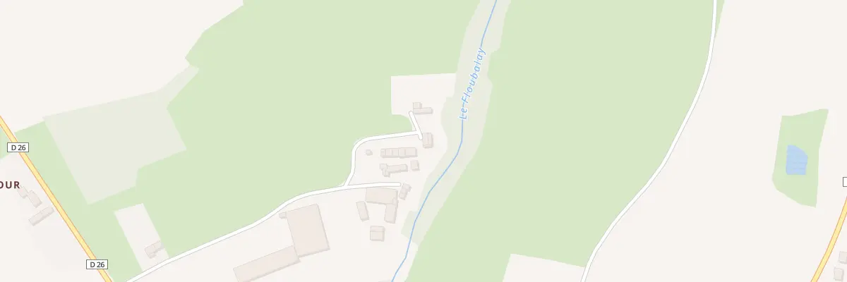 Plan du 5460F La Ville es Briand à Languenan