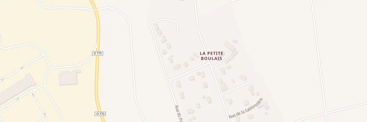 Plan du 74 Rue du Patis de la Boulais à Guer