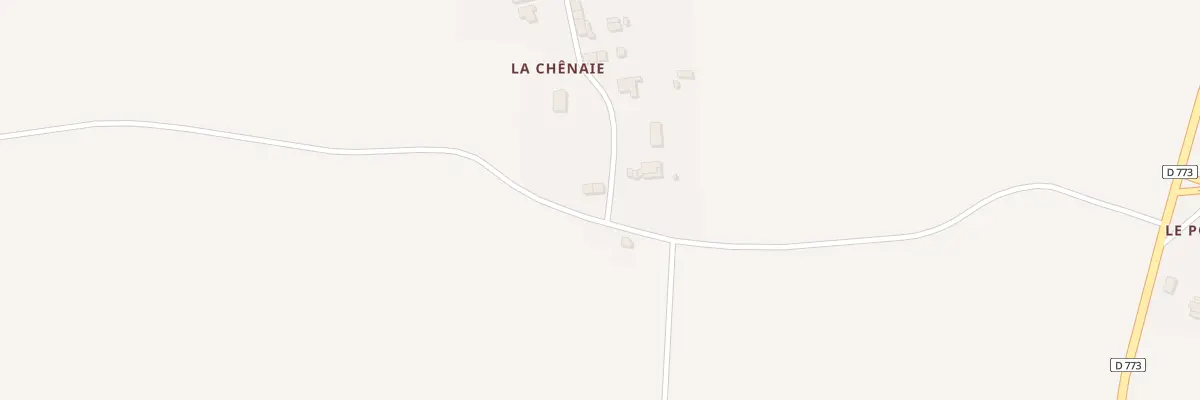 Plan du 1 La Chesnaie à Carentoir