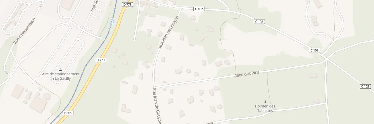 Plan du 5 All des Pins à Cournon