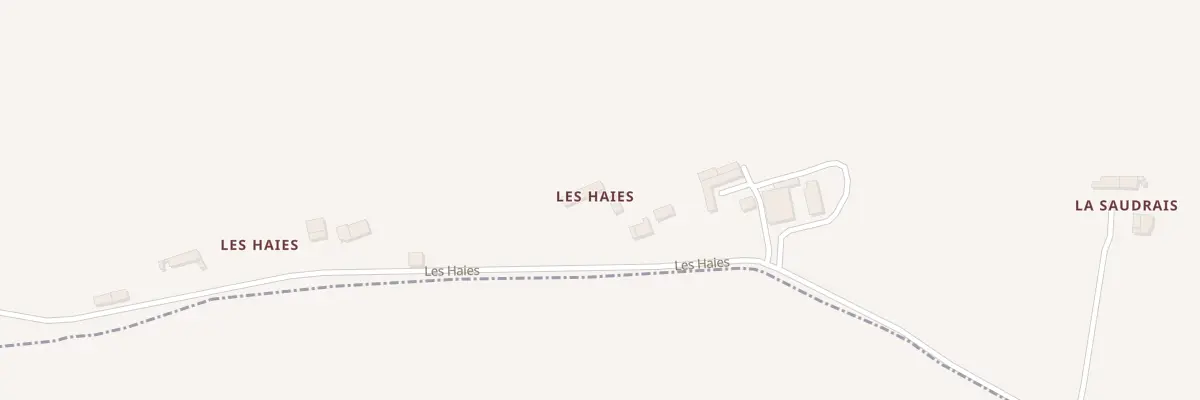 Plan du 5076 Les Haies à La Chapelle-Blanche
