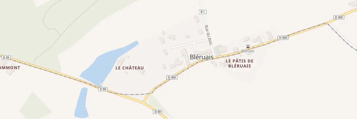 Plan du 21 Rue Grande Rue à Bléruais