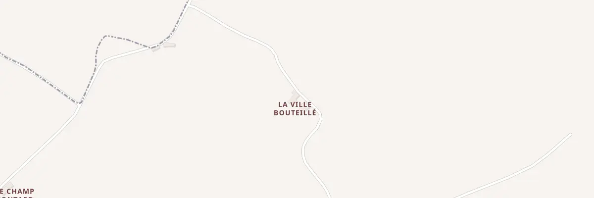 Plan du 5040 La Ville Bouteille à La Chapelle-Blanche