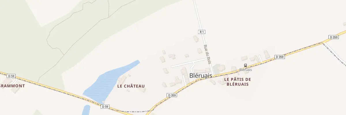 Plan du 3 All Clos de la Grange à Bléruais