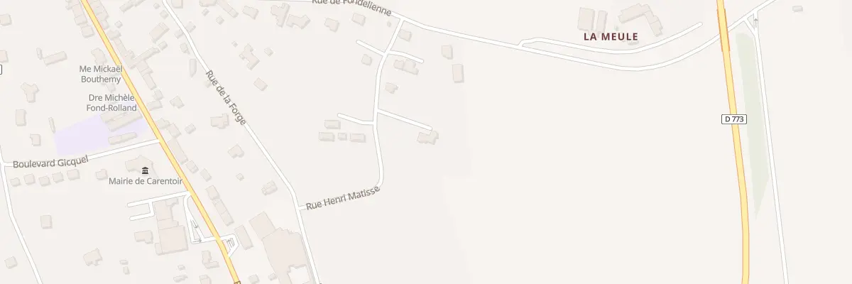 Plan du 6 Rue Leonard de Vinci à Carentoir