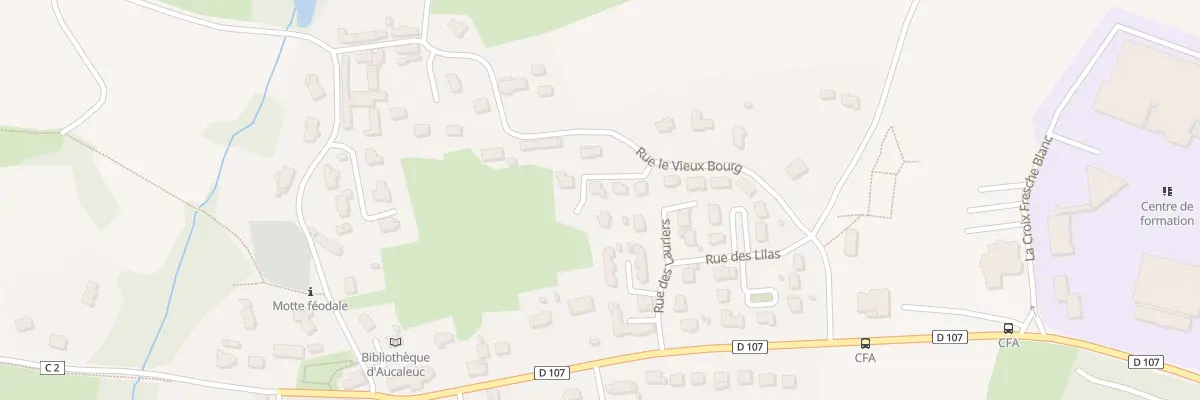 Plan du 2 Lot du Champ d’Abas à Aucaleuc