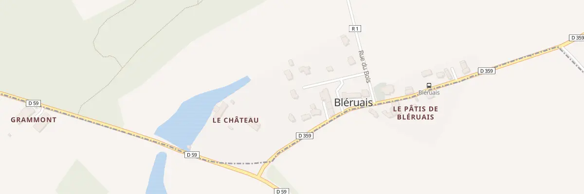 Plan du 5 All Clos de la Grange à Bléruais