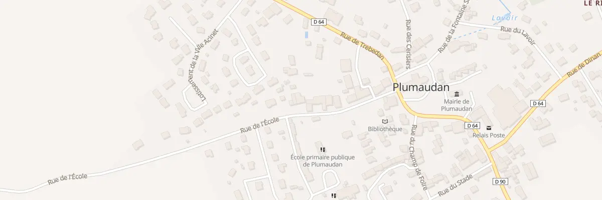 Plan du 16 Rue de l’École à Plumaudan