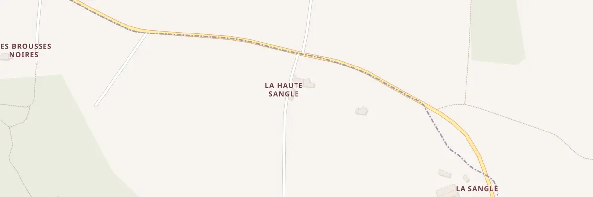 Plan du 5248 La Sangle à Paimpont