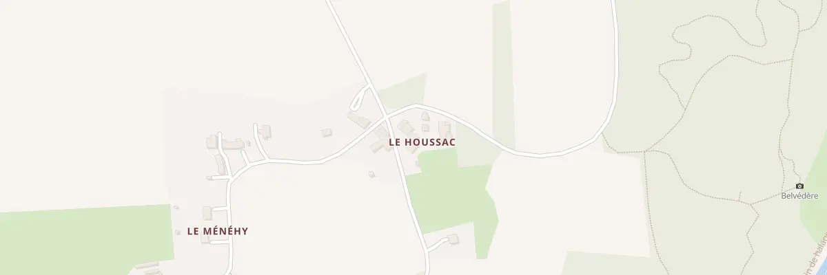 Plan du 26 Le Houssac à Saint-Vincent-sur-Oust
