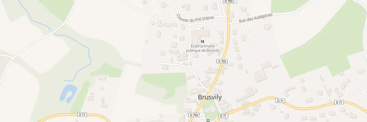 Plan du 1 Imp du Bas Bourg à Brusvily