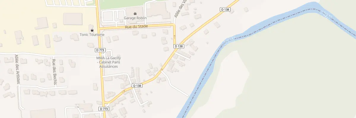 Plan du 34 Rue de la Bouere à La Gacilly