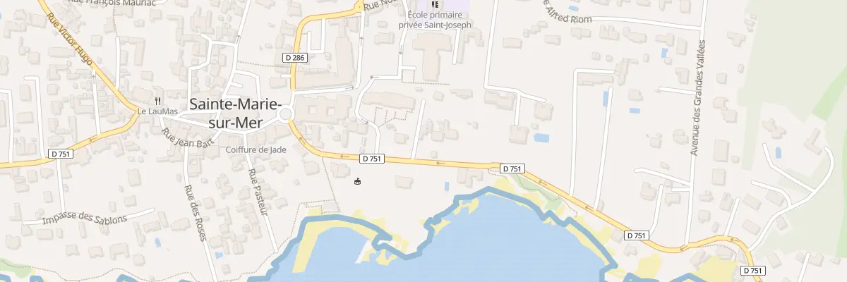 Plan du 15 Bd de l’Océan Ste Marie à Pornic