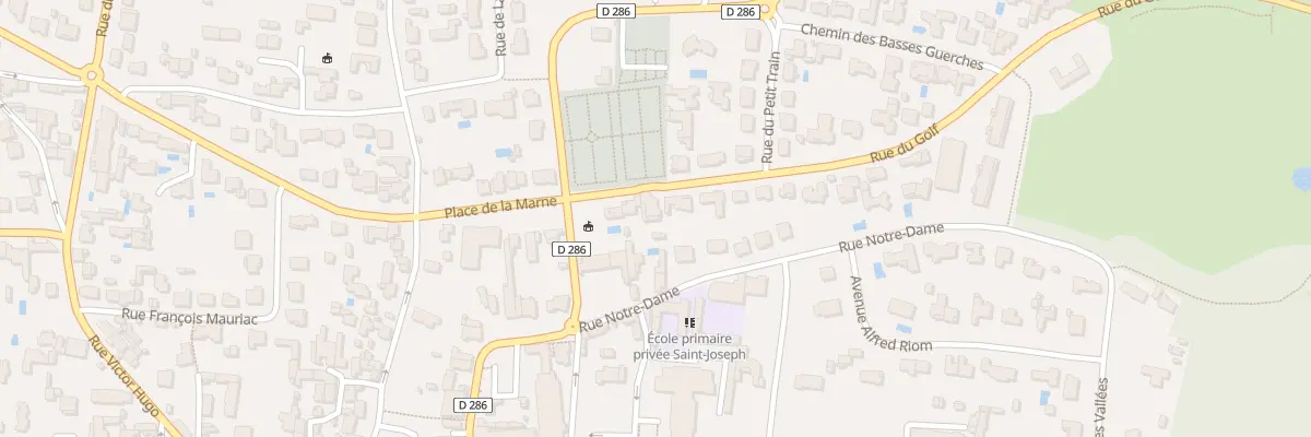 Plan du 6 Rue du Golf à Pornic
