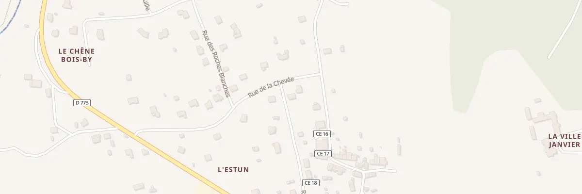 Plan du 5 Rue de la Chevée à Cournon