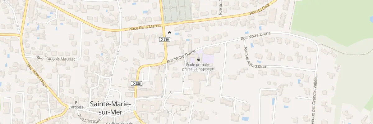 Plan du 11T Bd de l’Océan Ste Marie à Pornic