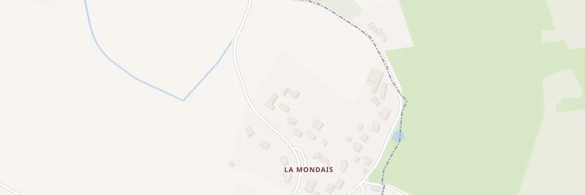 Plan du 20 La Mondrais à Crossac