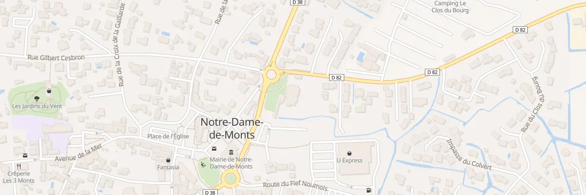 Plan du 4 Rte du Perrier à Notre-Dame-de-Monts