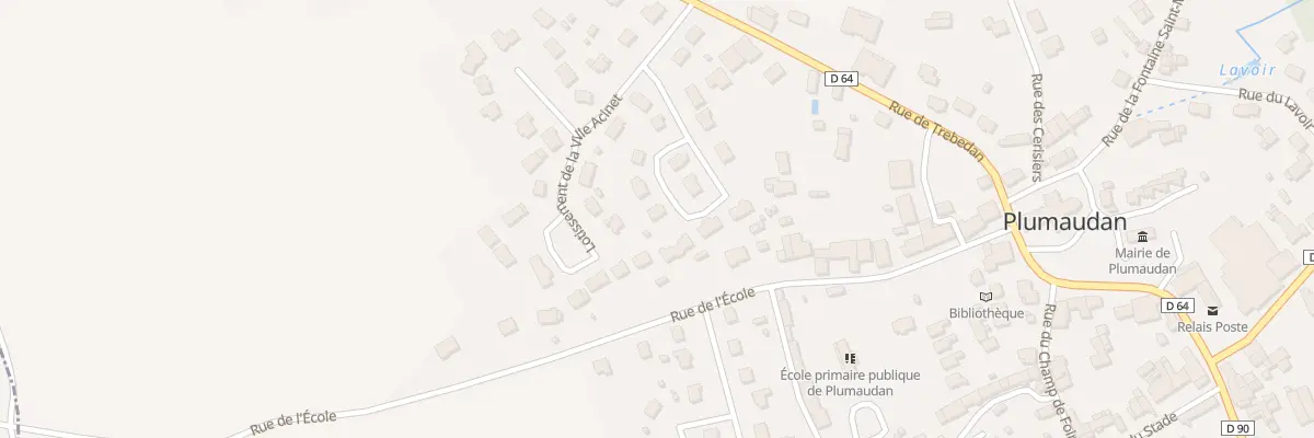 Plan du 24 Lot de la Ville Acinet à Plumaudan