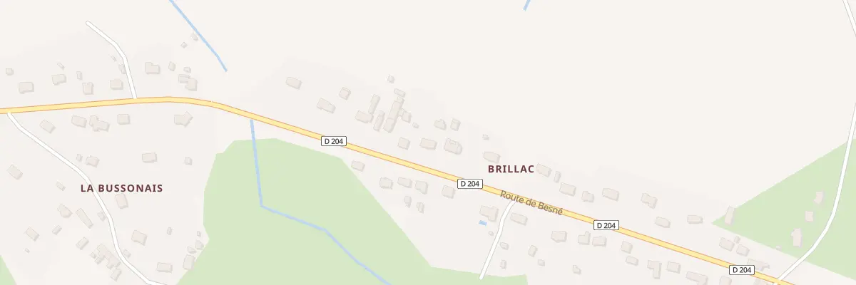 Plan du 135 Rte de Besne - Brillac à Crossac