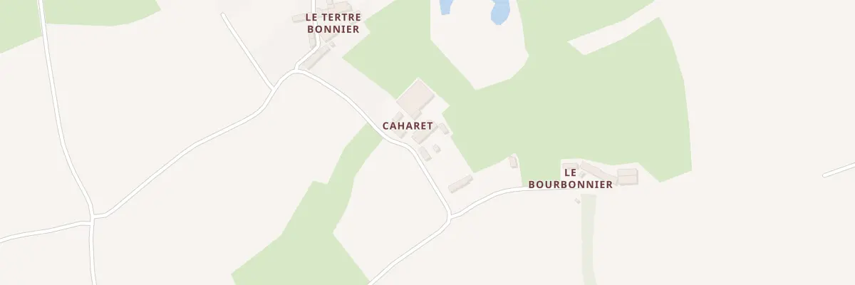 Plan du 1 Caharet à Beaussais-sur-Mer