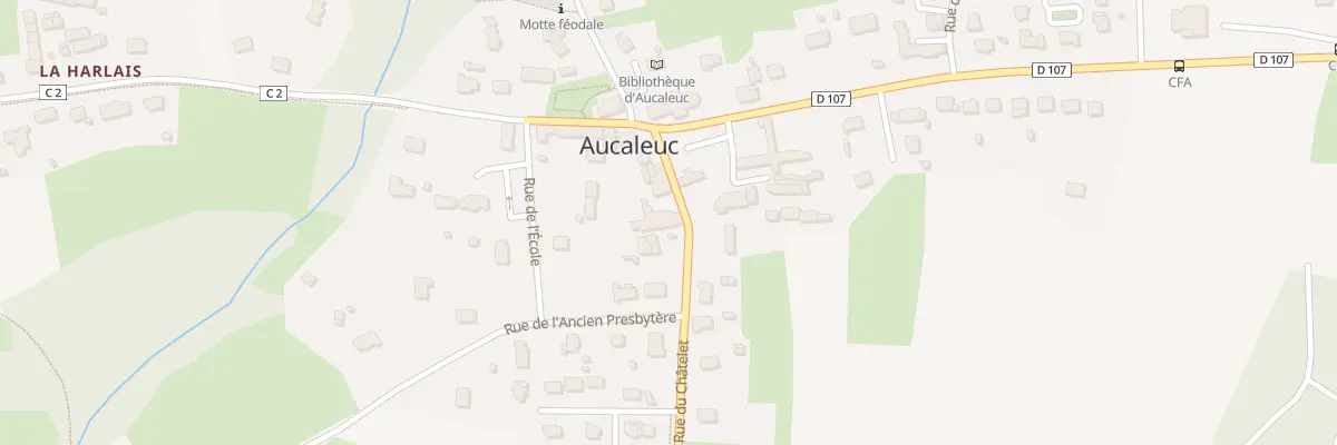 Plan du 8 Rue du Chatelet à Aucaleuc