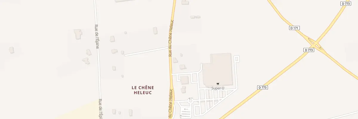 Plan du 5358 Chene Helleuc à Carentoir