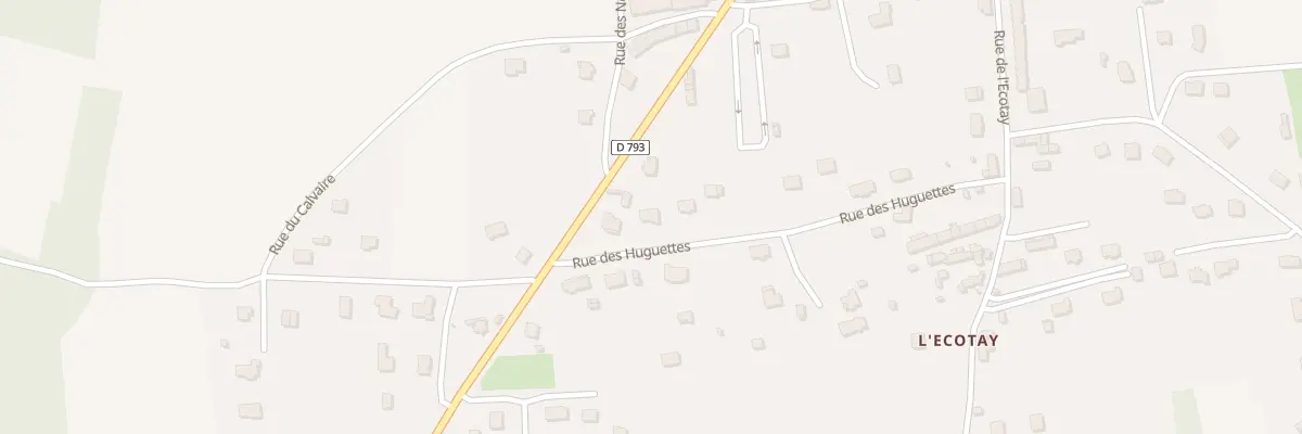 Plan du 2B Rue des Huguettes à Brusvily