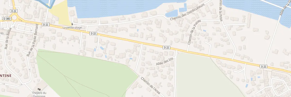 Plan du 66 Av de l’Estacade à La Barre-de-Monts