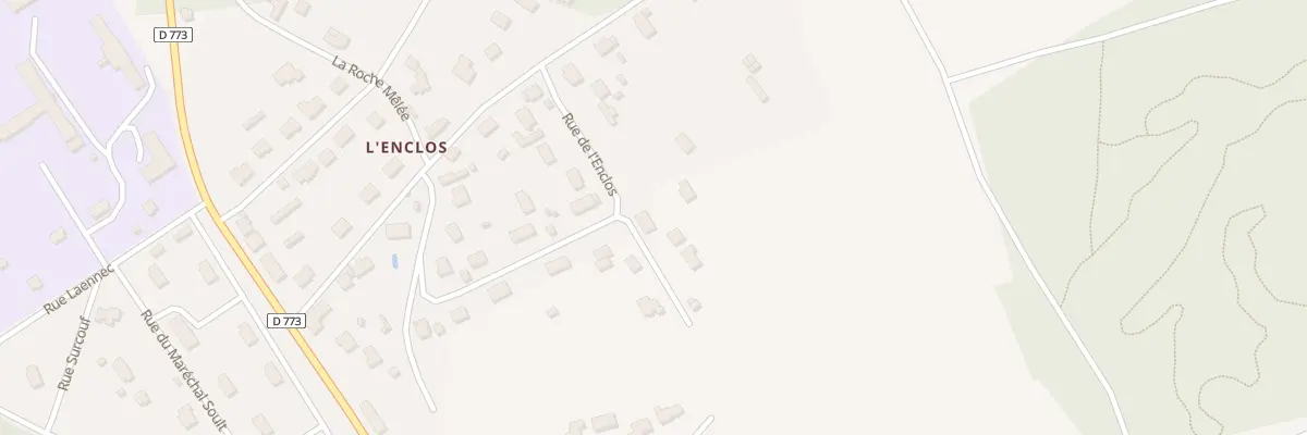 Plan du 18 Rue de l’Enclos à Guer