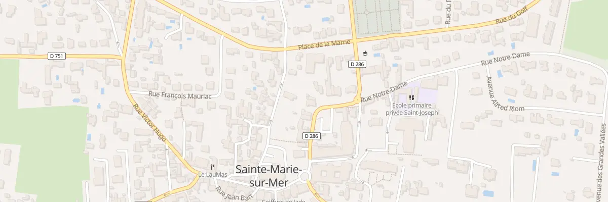 Plan du 12 Rue de la Republique Ste Marie à Pornic