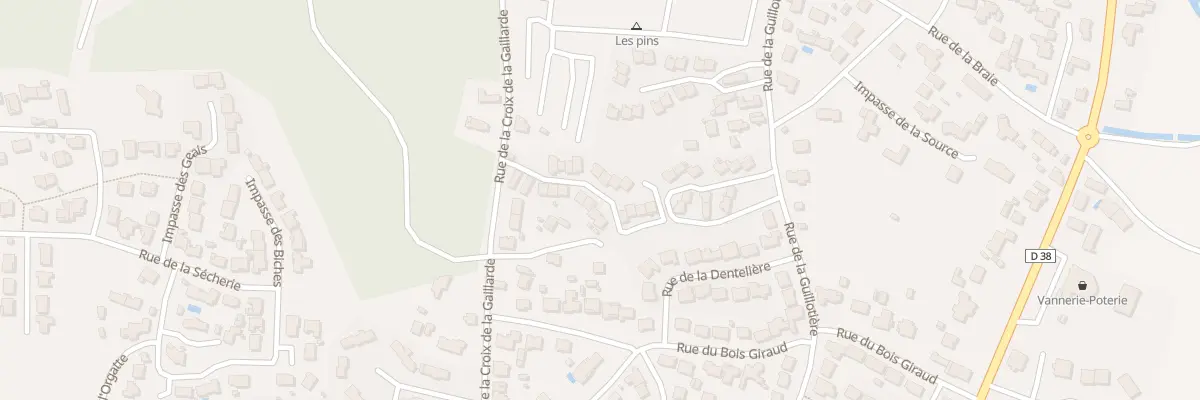 Plan du 74 Rue de la Croix Gaillarde à Notre-Dame-de-Monts