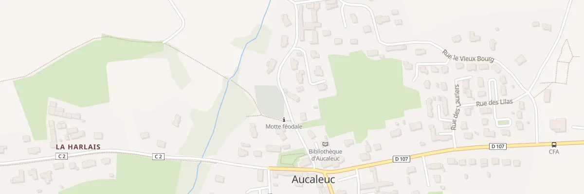 Plan du 8 Le Vieux Bourg à Aucaleuc