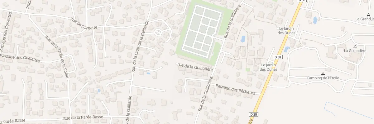 Plan du 35D Rue de la guillotière à Notre-Dame-de-Monts