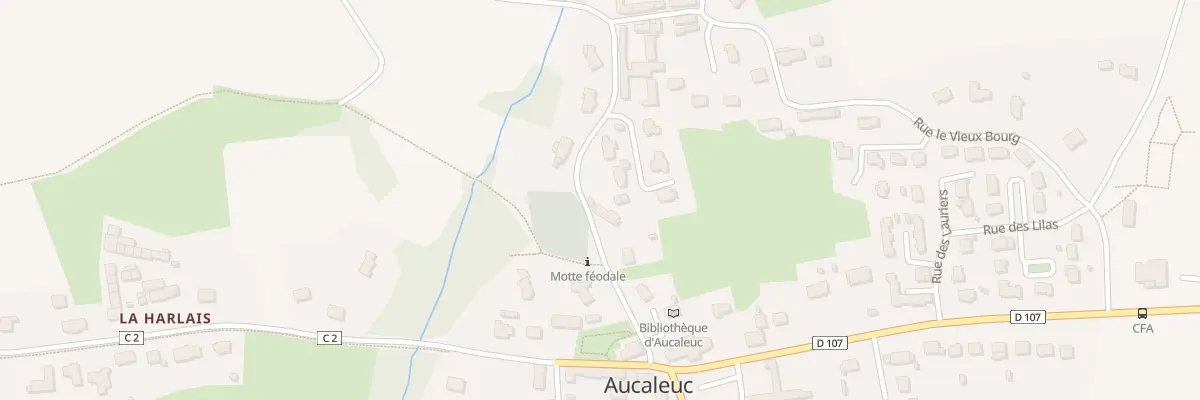 Plan du 10 Le Vieux Bourg à Aucaleuc