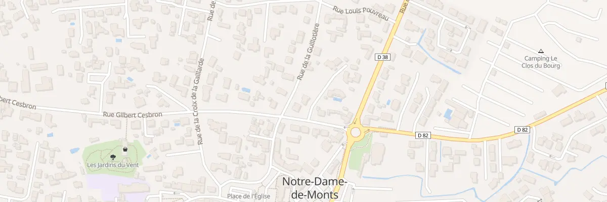 Plan du 2 Rue de la guillotière à Notre-Dame-de-Monts