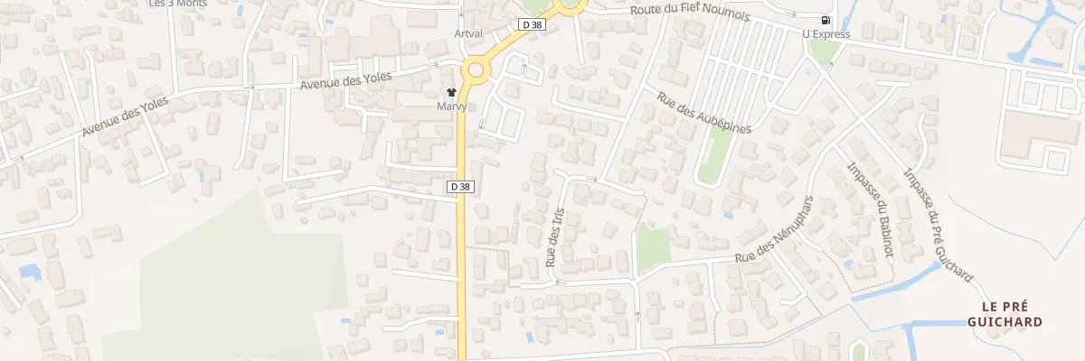 Plan du 20 Rue des iris à Notre-Dame-de-Monts