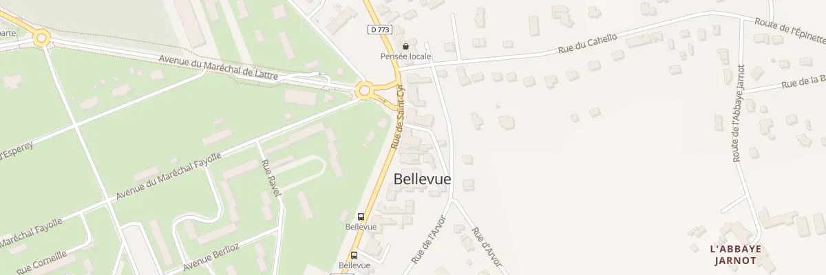 Plan du 9 Rue de Saint Cyr à Guer