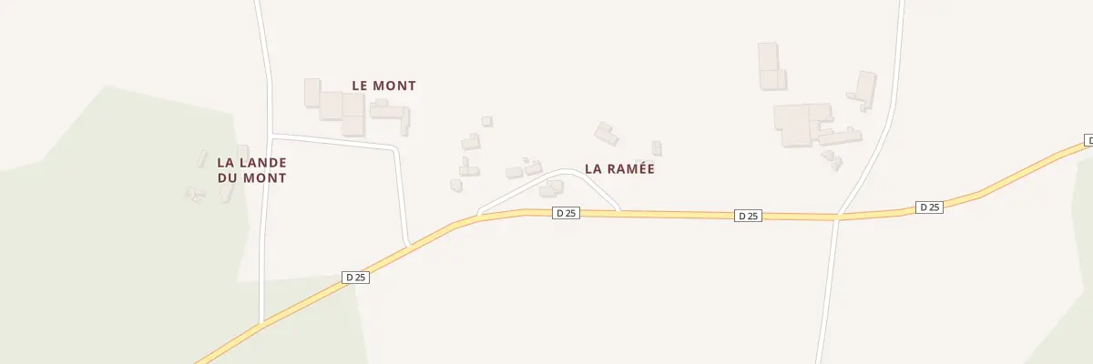 Plan du 38 La Ramee à Guitté