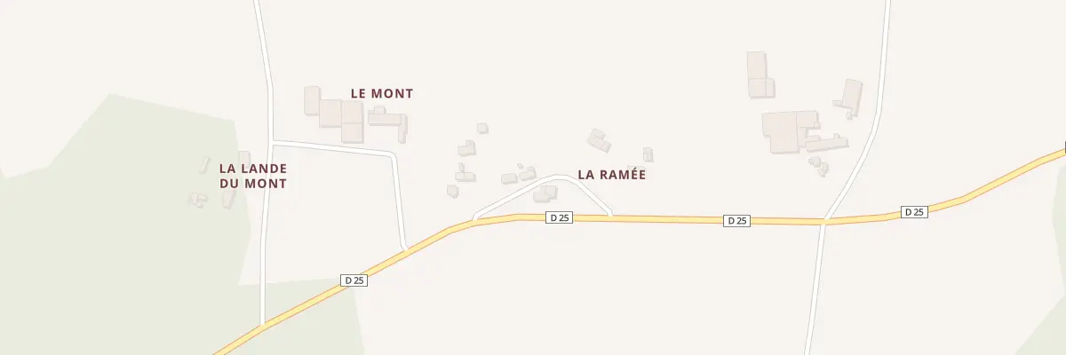 Plan du 5112 La Ramee à Guitté