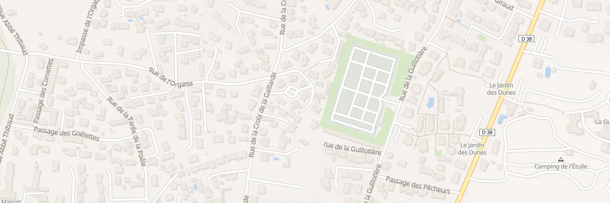 Plan du 48E Rue de la Croix Gaillarde à Notre-Dame-de-Monts