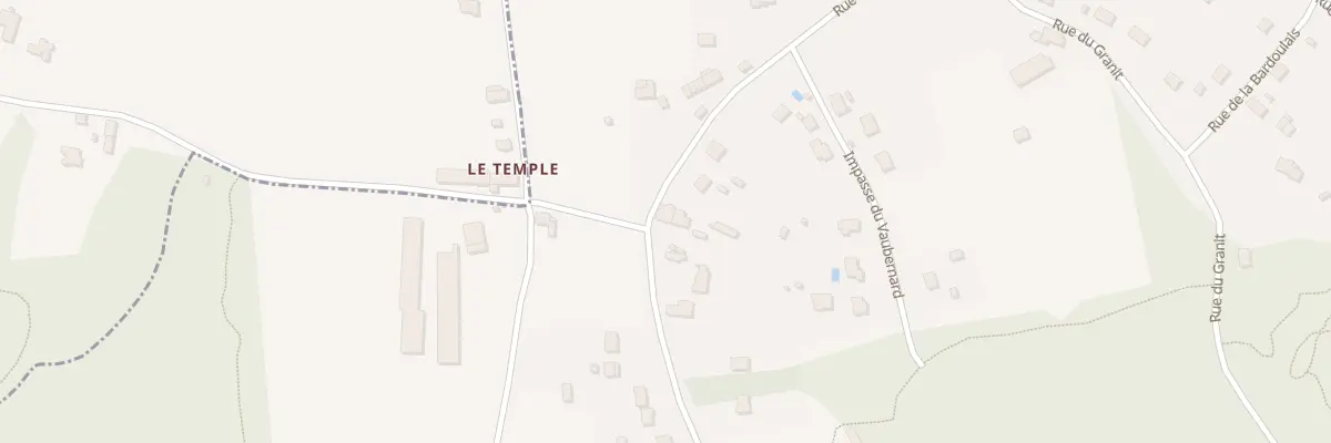 Plan du 25 Rue du Temple à Saint-Jean-la-Poterie